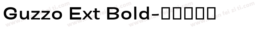 Guzzo Ext Bold字体转换